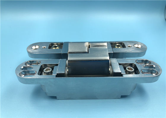 Dobradiça 3D escondida ajustável liga de zinco com braço de alumínio 29x140mm